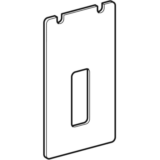 Geberit Vertriebs - Serviceöffnung für Standarmaturen Monolith Sanitärmodul für WT Glas umbra