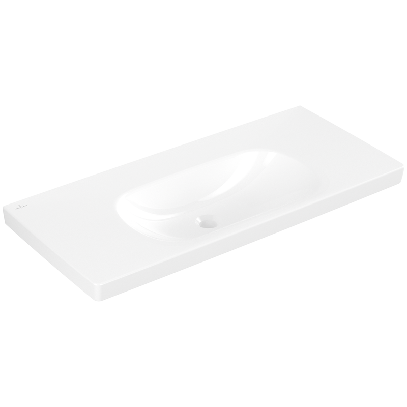 VILLEROY & BOCH - Schrankwaschtisch Skyla 5A51A3 1000x 460mm re-eckig o. ÜL. Weiß Alpin cplus