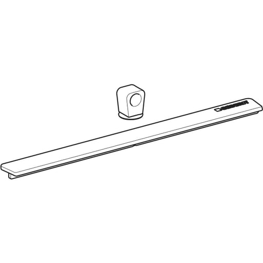 Geberit Vertriebs - CleanLine 50 Duschrinne Abdeckung, schwarzchrom