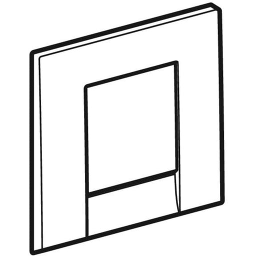 Geberit Vertriebs - BetPl. Bolero zu UR-Strg. mit pneumatischer Sp-Ausl. mattverchromt