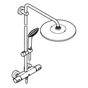 Grohe - Duschsystem EUPHORIA 310 26723 Wandmontage THM CoolTouch chrom