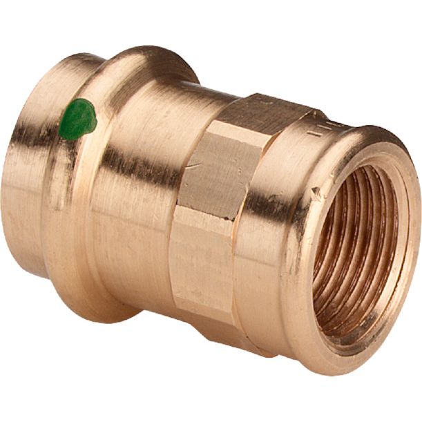 Viega - Übergangsstück SANPRESS 2212 54mm x 11/2 IG Siliziumbronze