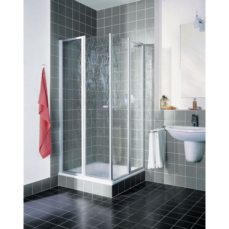 Kermi Duschdesign - Eck-Halbteil li.NOVA 2000 ESL 09018 BV 870-890/1850 SIMG Kerolan Fontana