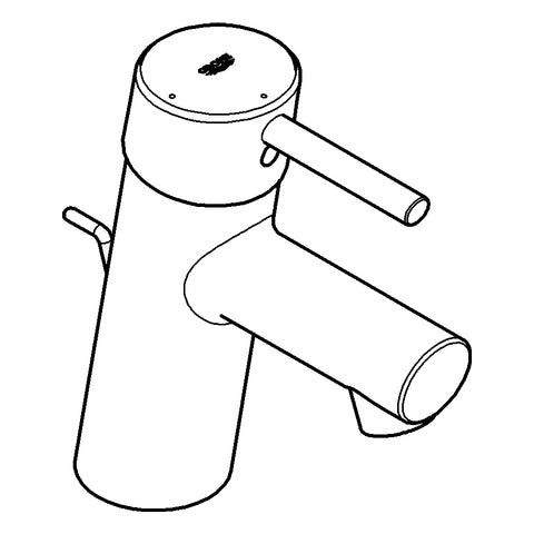 Grohe - EH-WT-Batterie CONCETTO 23380 Mittelstellung kalt chrom