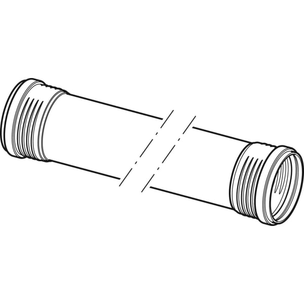 Geberit Vertriebs - Silent-PP Rohr 2 Muffen d110x1000mm 390511141