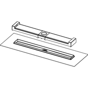 TECE SE - TECEdrainline-Evo Duschrinne, farbig beschichtet, weiß matt, 800 mm