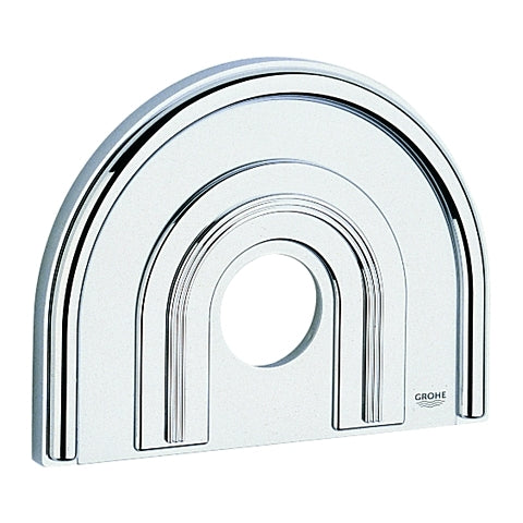 Grohe - Rosette Chiara 47459 B:235 H:181 f.EHM Fertigset Brause chrom/mattchrom