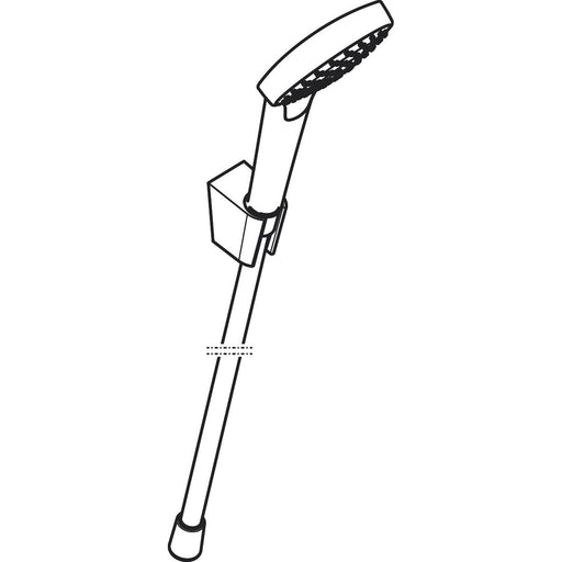 Hansgrohe - Brausenset CROMA Select S Vario/ Porter S weiß/chr.Brauseschlauch 1600mm