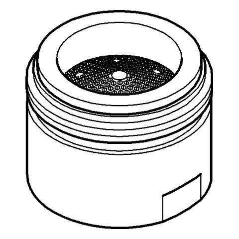 Grohe - Mousseur 64186 supersteel