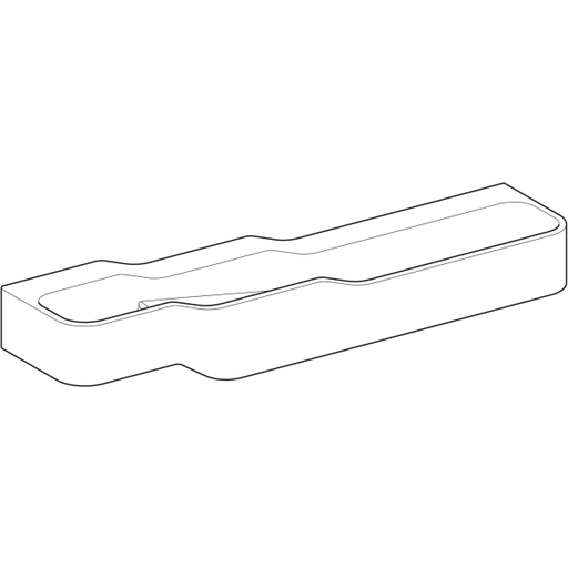 Geberit Vertriebs - Bambini Spiel/Waschlandschaft B:180cm 4 Waschpl., tieferes B re, o. Hl., weiß