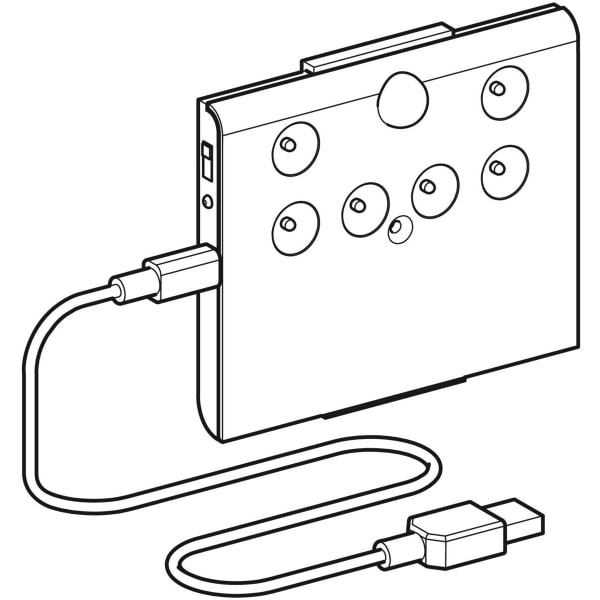 Geberit Vertriebs - LED-Batteriemodul 85x10x102mm Aluminium, matt