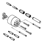 Grohe - Verlängerungsset 46343 50mm passend zu Rapido E chrom