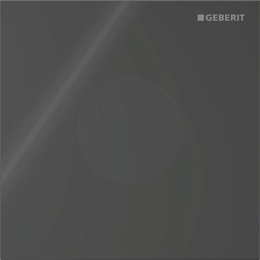 Geberit Vertriebs - Typ 40 UR-Strg. m. elektron. Sp-Ausl. Netz.-Betr., Round, Glas schwarz