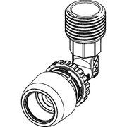 TECE SE - TECElogo-Ax Winkelübergangsnippel Dimension 16 x R 1/2, Siliziumbronze