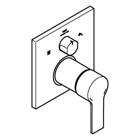 Grohe - Einhandbatterie Allure 29176_1 FMS für Rapido SmartBox chrom
