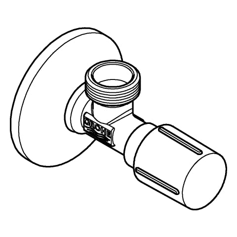 Grohe - Eckventil 22041_1 1/2x1/2 langer Schubschaft chrom
