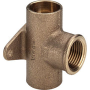 Viega - Wandscheiben-T-Stück 94490G 18mm x 1/2 IG x 18mm Rotguss