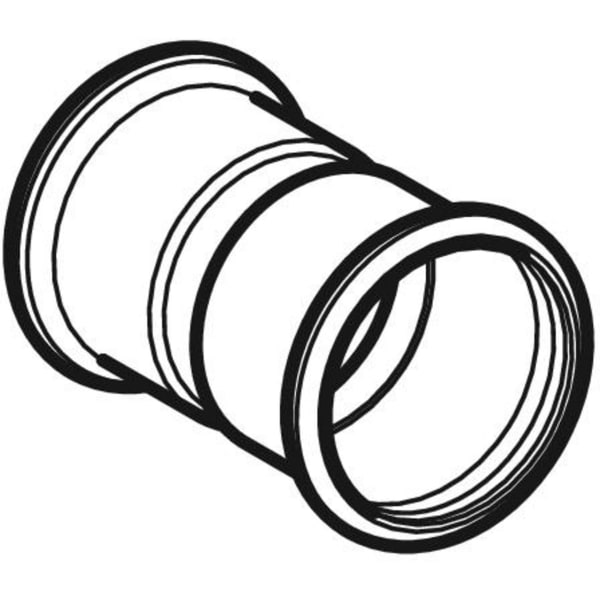 Geberit - C-Stahl Muffe Du: 42mm verzinkt # 22007