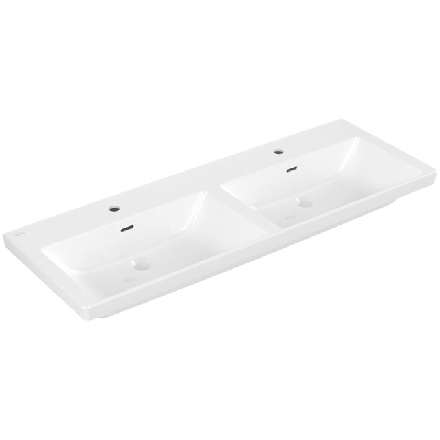 VILLEROY & BOCH - SchrankDWT Subway 3.0 1300x470mm re-eckig 2HL. m. ÜL. Weiß Alpin