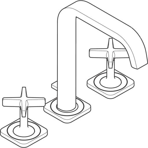 Hansgrohe - 3-Loch WT-Armatur AXOR CITTERIO E Standmodell chrom