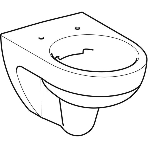 Geberit Vertriebs - Wand-Tiefspül-WC RENOVA NR.1 203050 4,5/6 l , weiß Ktect spülrandlos