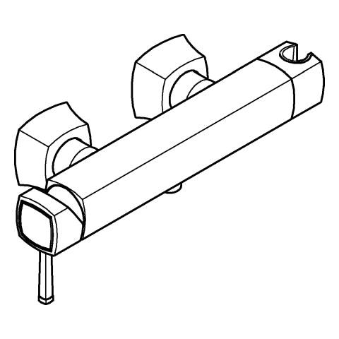 Grohe - Einhand-Brausebatterie Grandera 24373 Wandmontage chrom