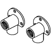 TECE SE - TECEone Wandscheiben aus Rotguss 2 Wandscheiben 1/2 x 1/2 Innengewinde