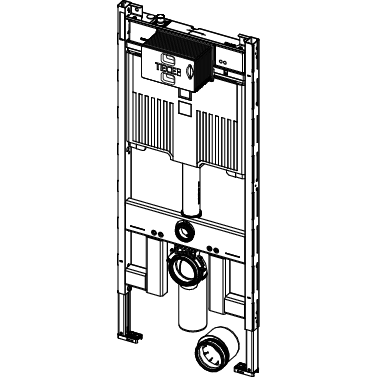 TECE SE - TECEprofil WC-Modul mit Octa II- Spülkasten 8 cm, BH 1120 mm