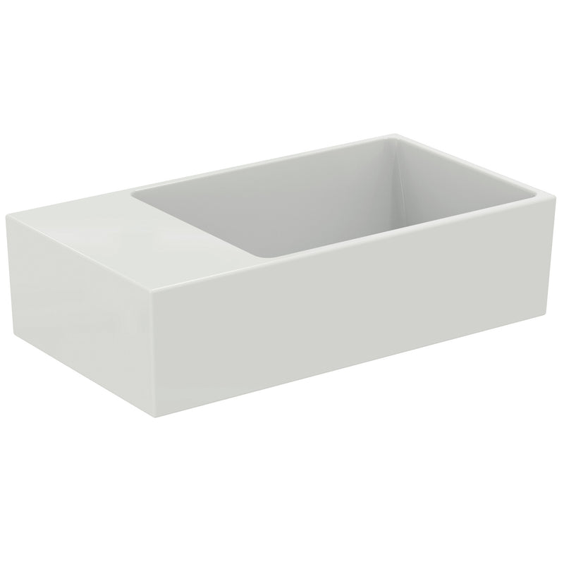Ideal Standard - Handwaschbecken EXTRA, o.Hl., m.Ül., Ablage links, 450x250x150mm, Weiß
