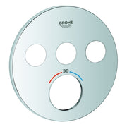 Grohe - Rosette 49035 für SmartControl UP-THM rund mit 3 ASV chrom