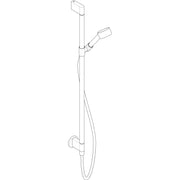 Hansgrohe - Brauseset AXOR One 75 1jet Eco mit Wandanschluss mattschwarz
