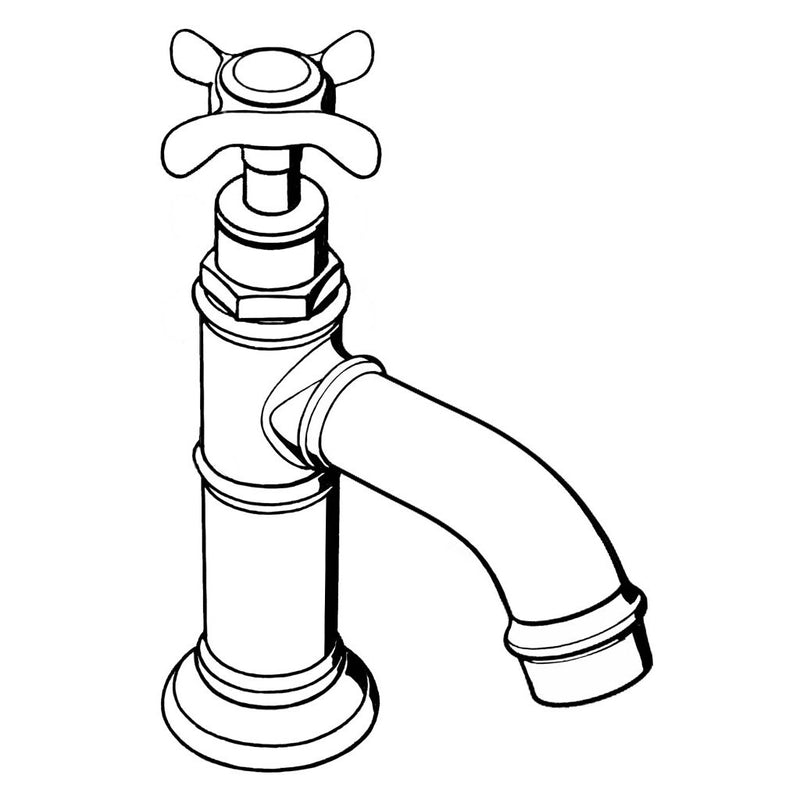 Hansgrohe - Standventil kurz AXOR MONTREUX 16530000 chrom