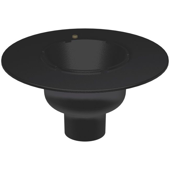 ACO Passavant - Bodenablauf Wal-Selecta DN100 90 Grad/2,0l/s/Klebefl./ohne WS/Anstrich