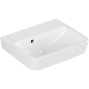 VILLEROY & BOCH - Handwaschbecken O.novo 450x370mm Eckig m. ÜL. Weiß Alpin AntiBac cplus