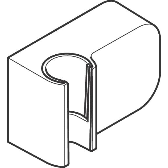 Hansgrohe - Brausenhalter AXOR One Porter mattschwarz