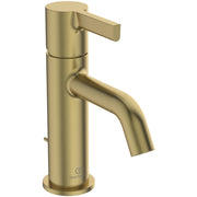 Ideal Standard - Waschtischarmatur JOY, m.Ablgarn., Ausld.110mm, Brushed Gold