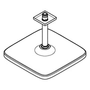Grohe - Kopfbrausenset Tempesta Cube 250 26688 Deckenauslass 142mm matte black