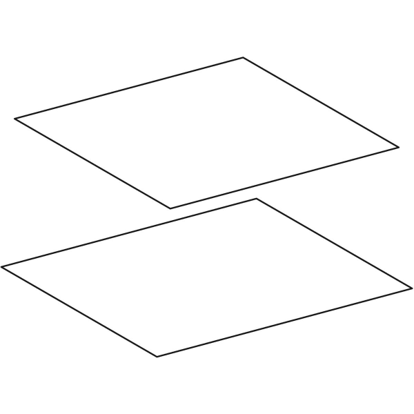 Geberit Vertriebs - Antirutschmatte (2 Stück) zu Schrank 807045
