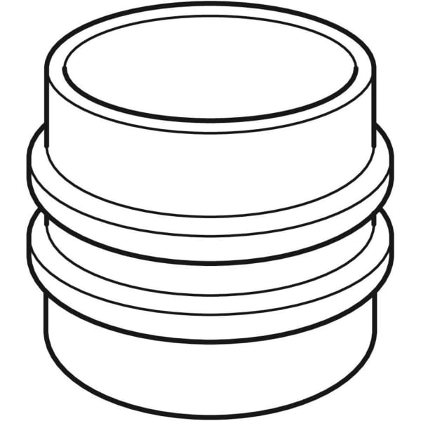 Geberit Vertriebs - PE Doppelbundbuchse d200 370.751.16.1