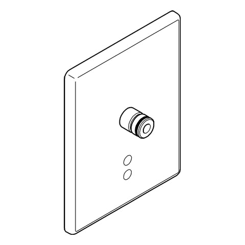 Grohe - Abdeckplatte 42122SD0 Europlus E Infrarot für WT UP Edelstahl