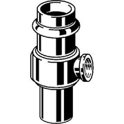 Viega - T-Stück SANPRESS 2217.4 18mm x 1/4 x 18mm Rotguss