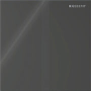 Geberit Vertriebs - Typ 40 UR-Strg. m. elektron. Sp-Ausl. Batt.-Betr., Square, Glas schwarz