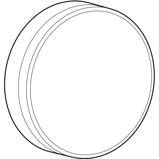 Geberit Vertriebs - Split Betätigungsrosette f. BW-Ablauf mit Drehbetätigung, weiß/hgl. verchromt