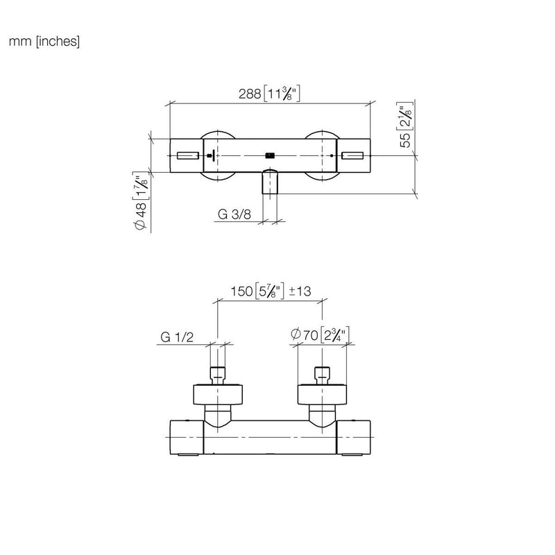 Dornbracht - Brause-Therm. übergreifend neutral 34442979 chrom