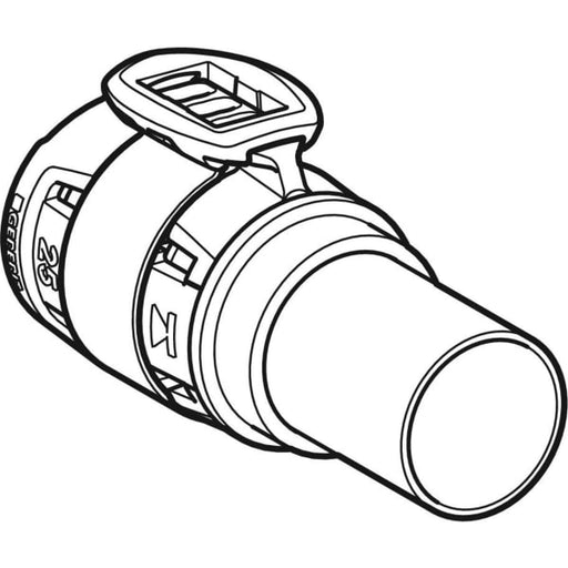 Geberit Vertriebs - FlowFit Übergang auf Kupferrohr- Klemmringverschr. SiBr/Cu d20-15