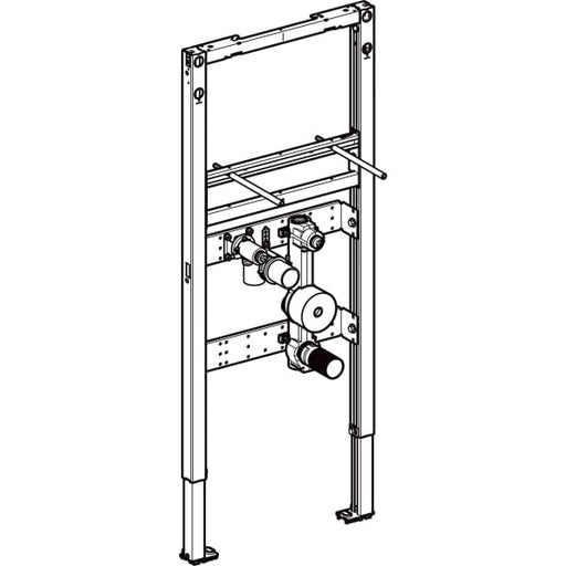 Geberit Vertriebs - Duofix Element f WT, 112cm, Standarm. 1 WZ-Strecke, UP-KH u. Anschl. T-St