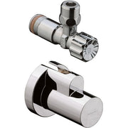 Hansgrohe - Eckventil brushed nickel mit Schuber und Quetschverschraubung