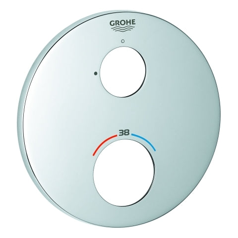 Grohe - Rosette 49073 rund für Thermostat-Fertigmontagesets chrom