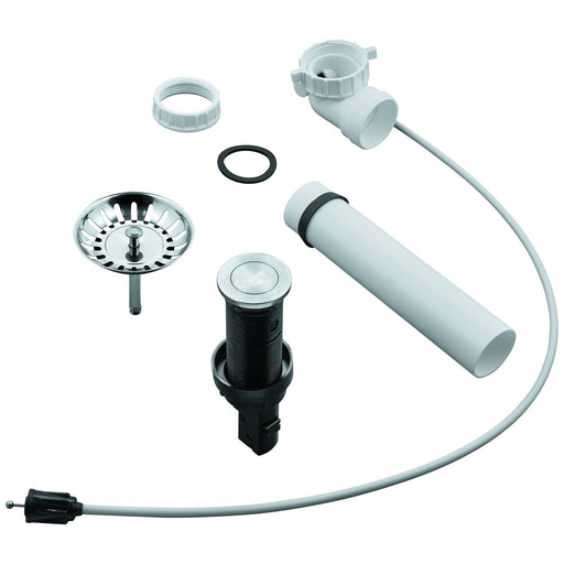 Grohe - Zugstangen-Ablaufgarnitur 40986 Push-Exzenter für Küchenspülen edelstahl