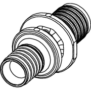 TECE SE - TECEflex Kst.-Kupplung 20 x 16mm, red. # 736503